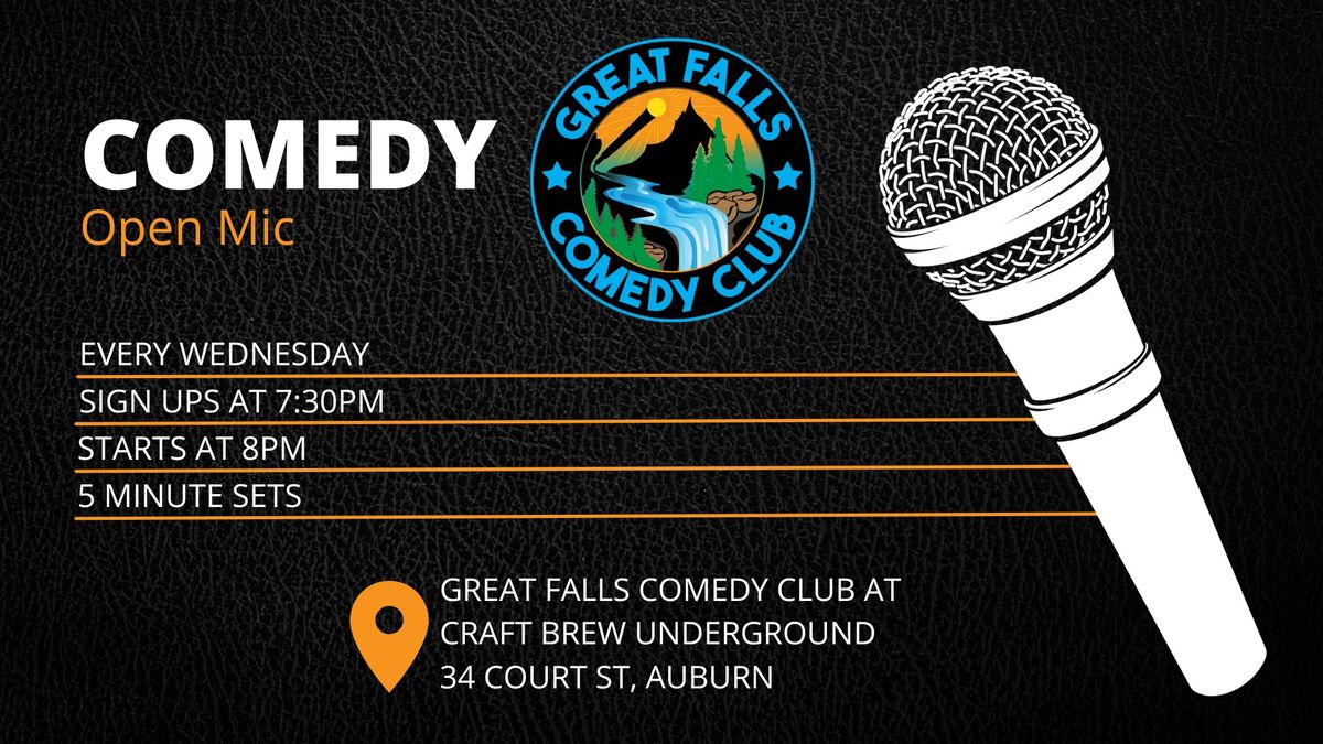 Comedy Open Mic @ Great Falls Comedy Club