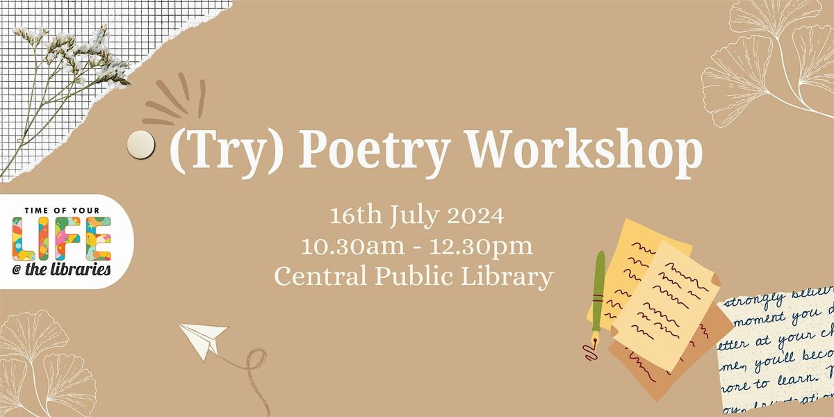 (Try) Poetry Workshop