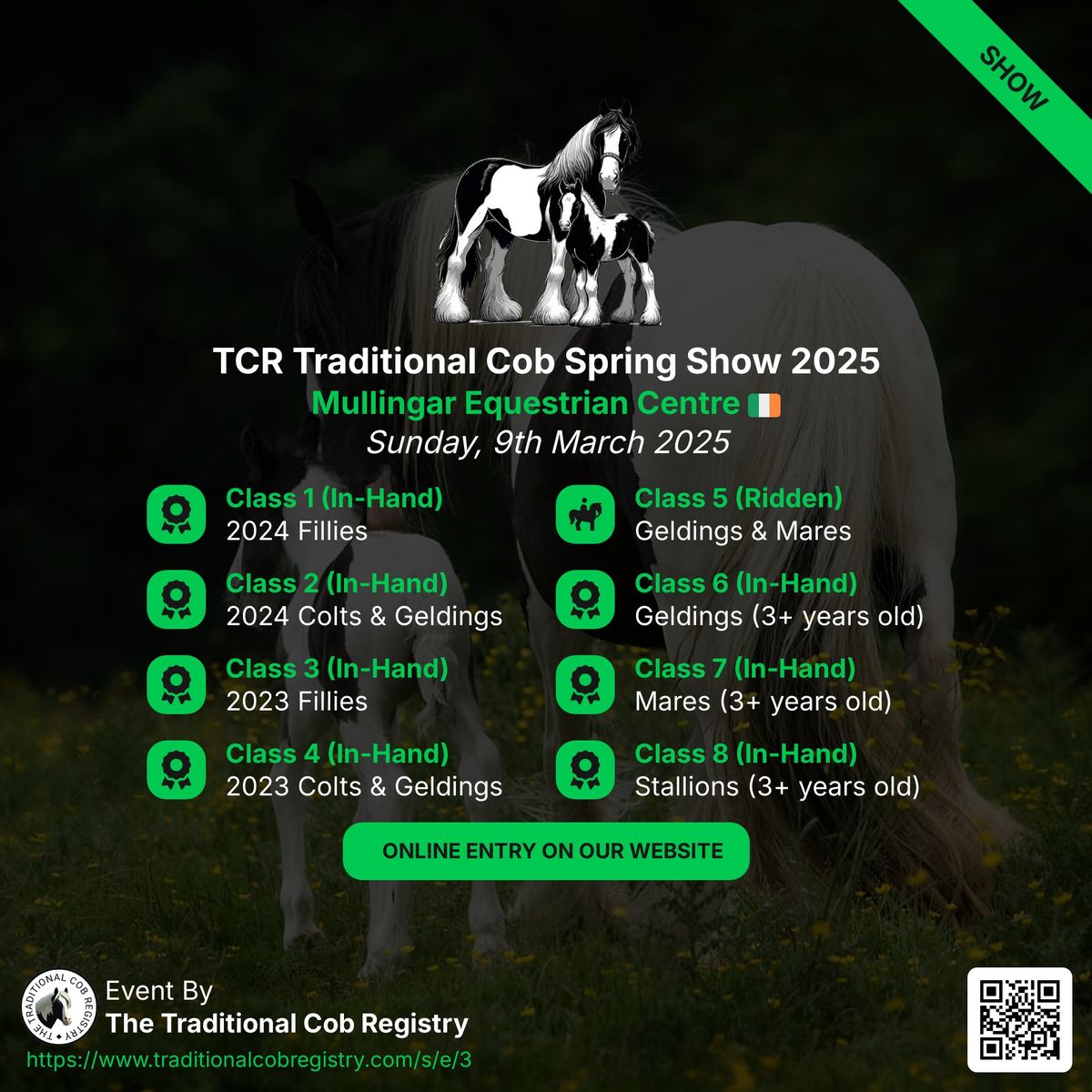  TCR Traditional Cob Spring Show 2025 