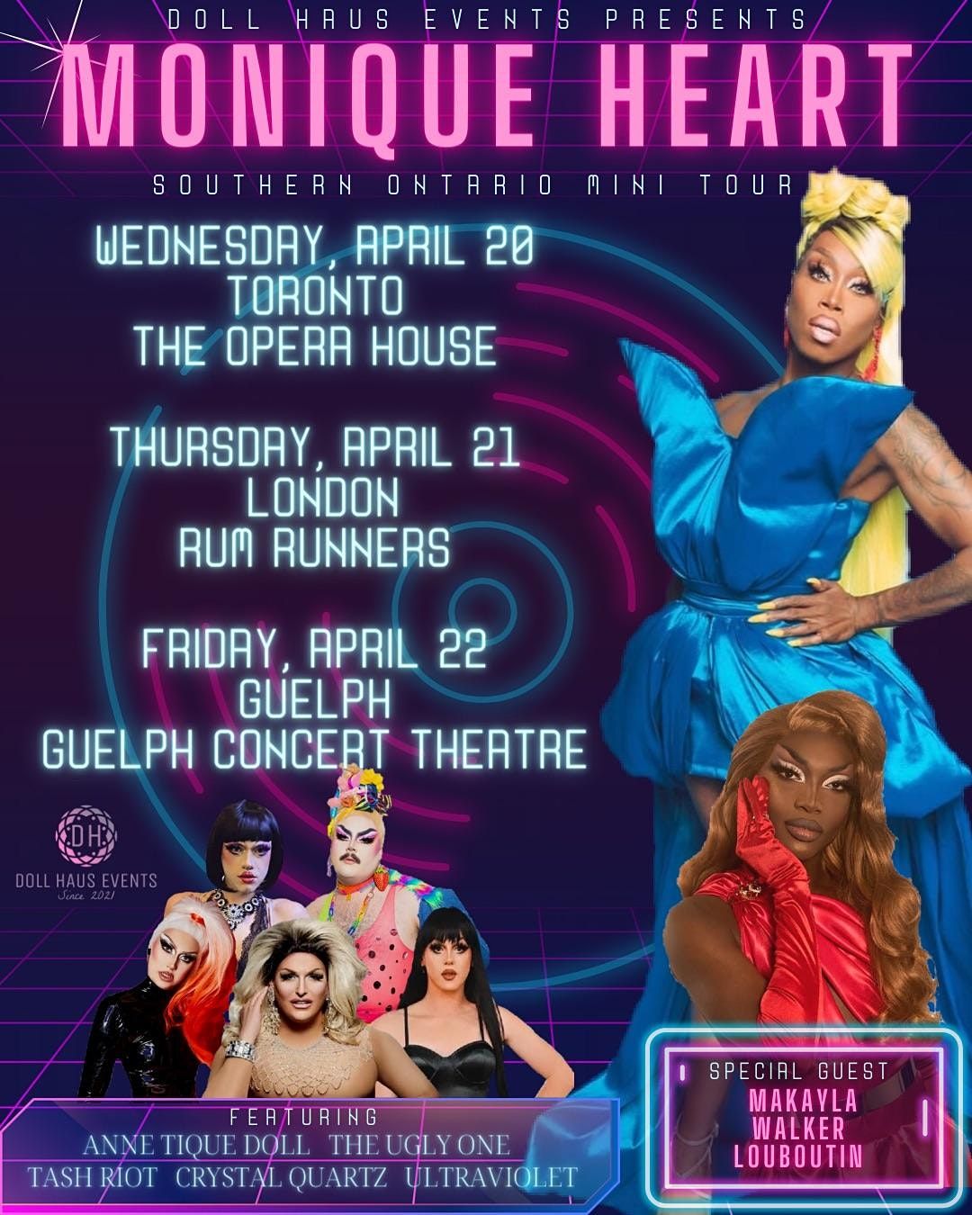 Monique Heart Live in Toronto at the Opera House!