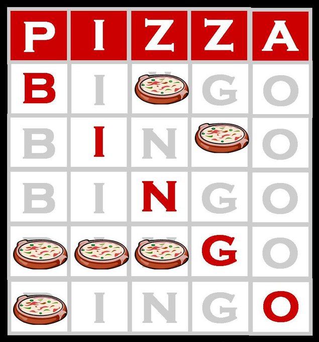 Pizza Bingo and Raffle FUNdraiser