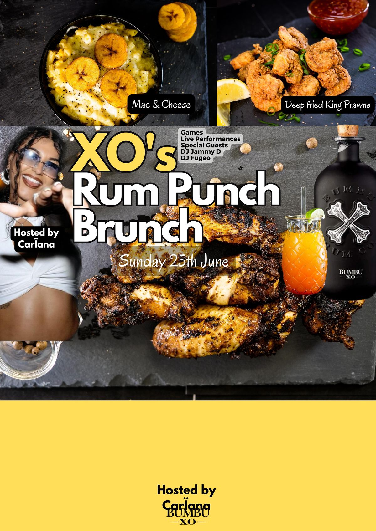 XOs RUM PUNCH BRUNCH, Aquum, London, 25 June to 26 June