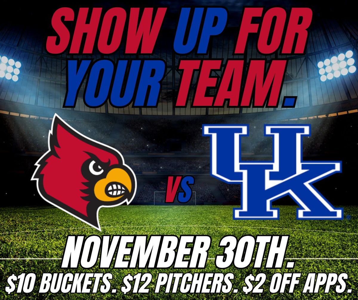 Louisville vs Kentucky Football Watch Party at The B.A. Colonial