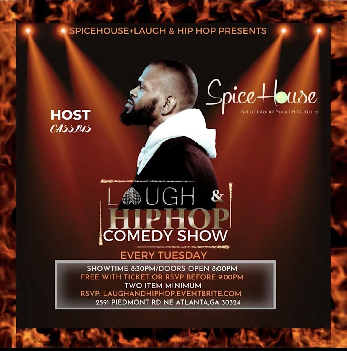 THE LAUGH & HIP HOP COMEDY SHOW @ THE SPICEHOUSE