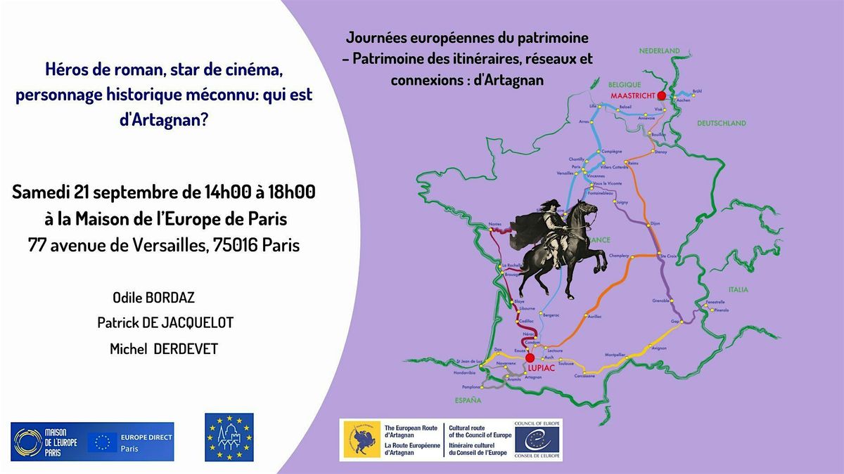 Journ\u00e9es europ\u00e9ennes du patrimoine, sur les routes de d'Artagnan