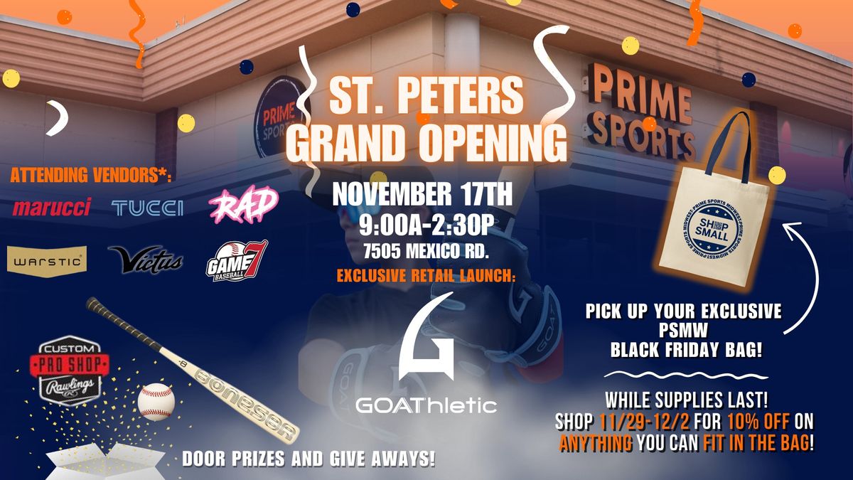 Grand Opening of St. Peter's Prime Sports MW