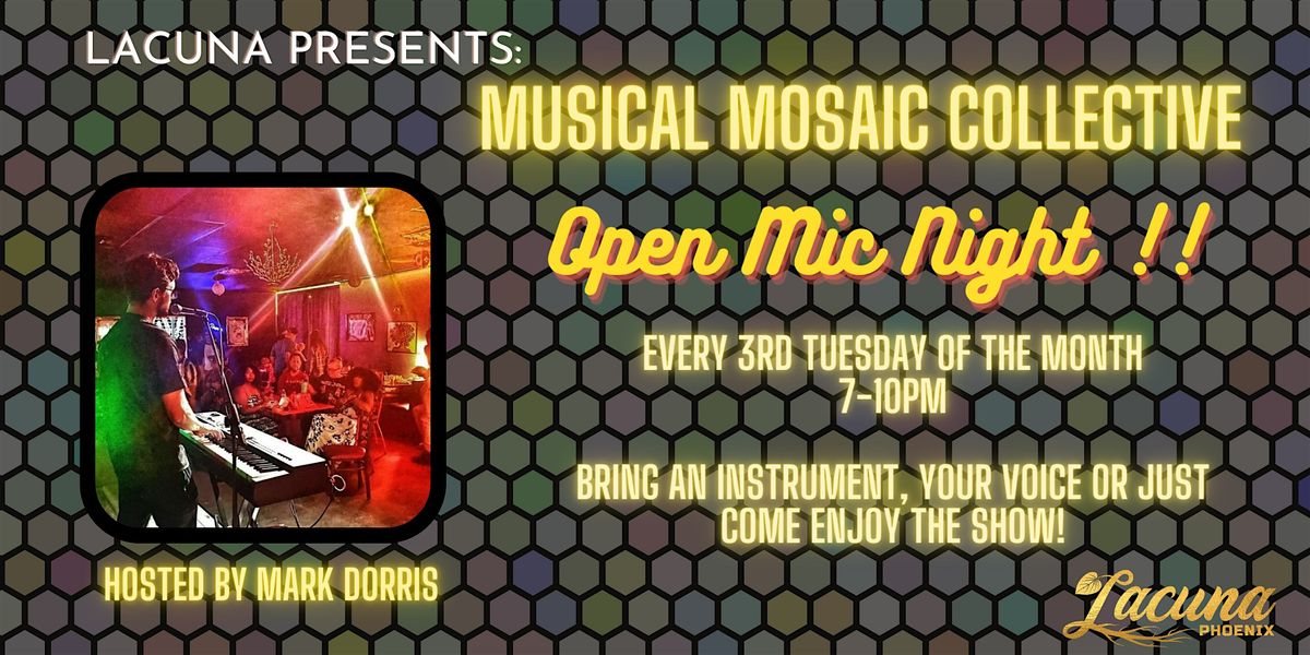 Mosaic Musical Collective: Open Mic Night hosted by Mark Dorris