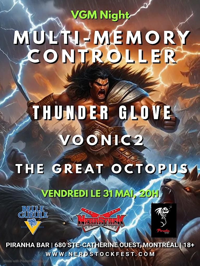 Multi-Memory Controller, Thunder Glove, Voonic2, The Great Octopus