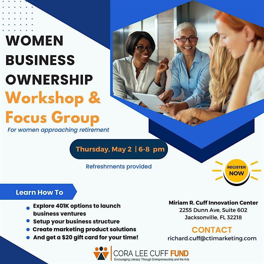 Women Business Ownership Workshop &  Focus Group
