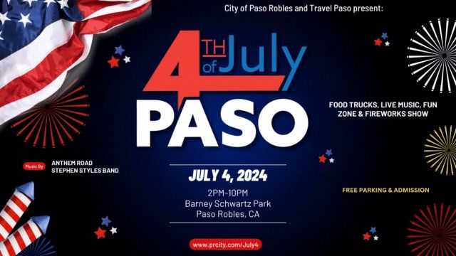 July 4th Celebration in Paso Robles, CA