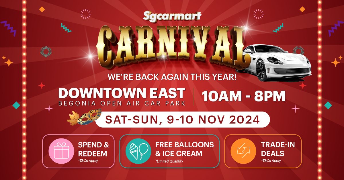 Sgcarmart CARnival 2024 @ Downtown East