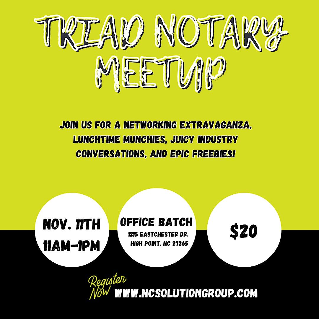 Triad Notary Meetup