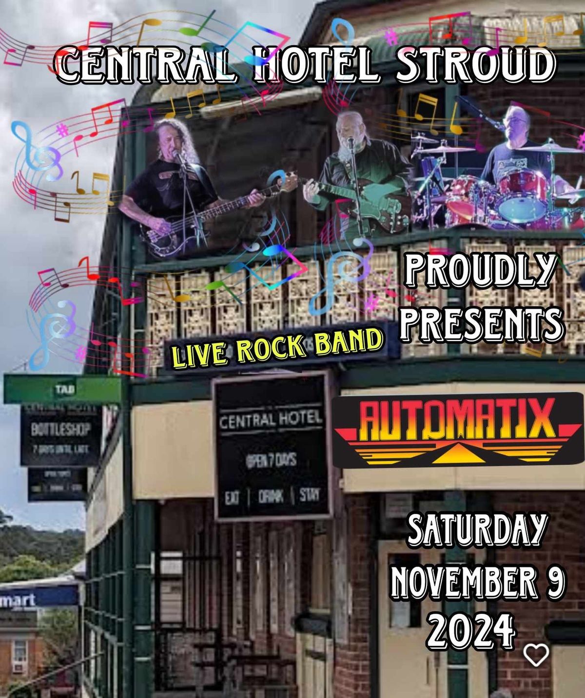 The Automatix \u201cRocks The Central Hotel Stroud \u201c