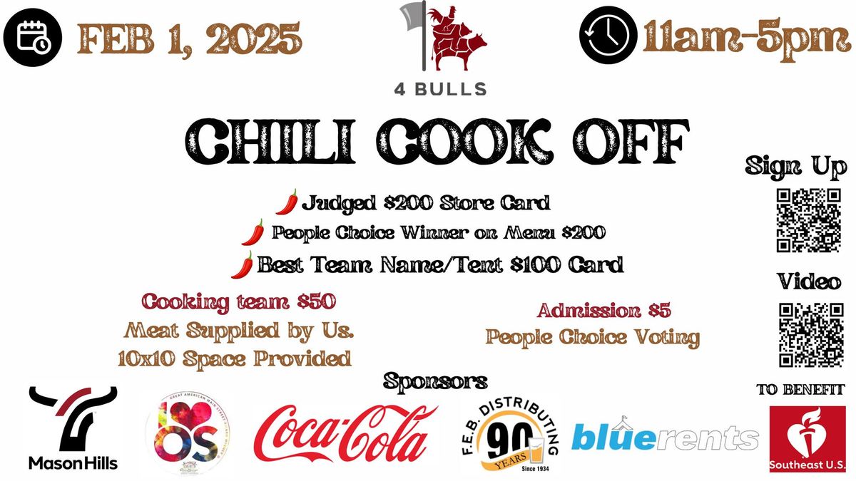 4-Bulls Chili Cook-Off