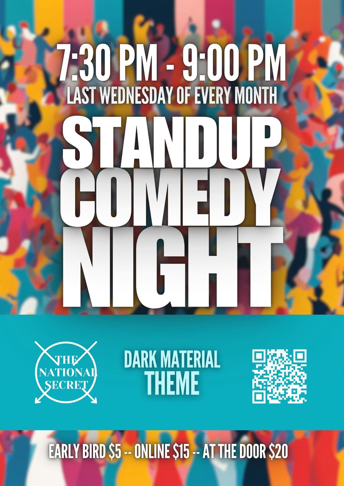 Stand-up Comedy at Australian National Hotel (Dark Material Night)