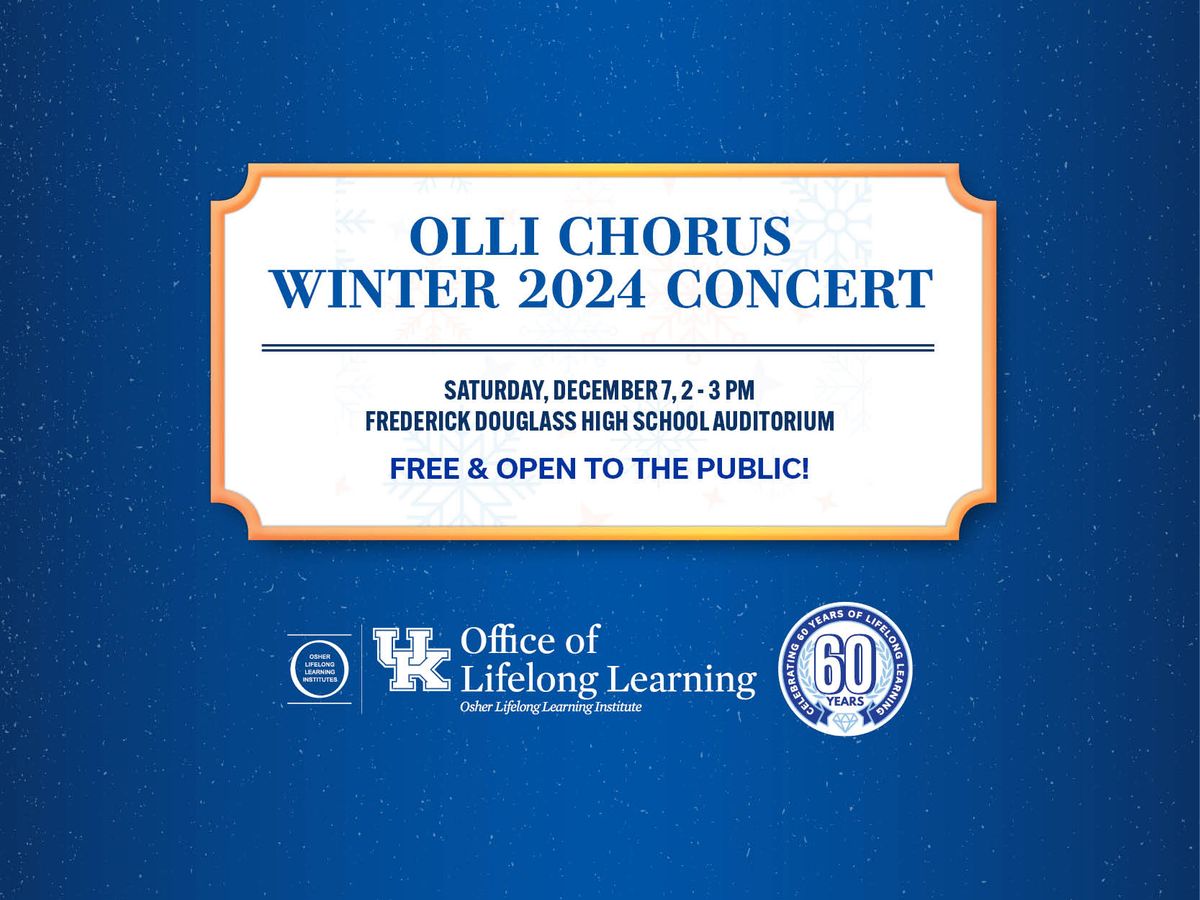 OLLI Winter Chorus Concert