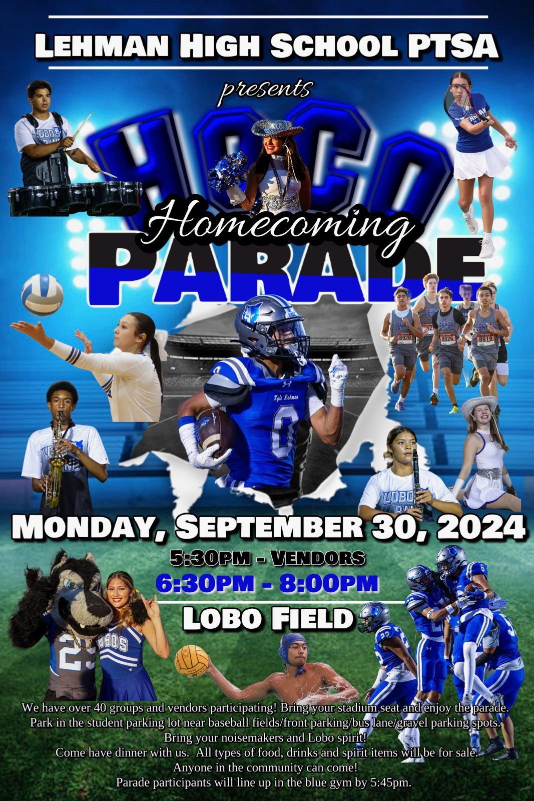 Lehman High School Homecoming Parade