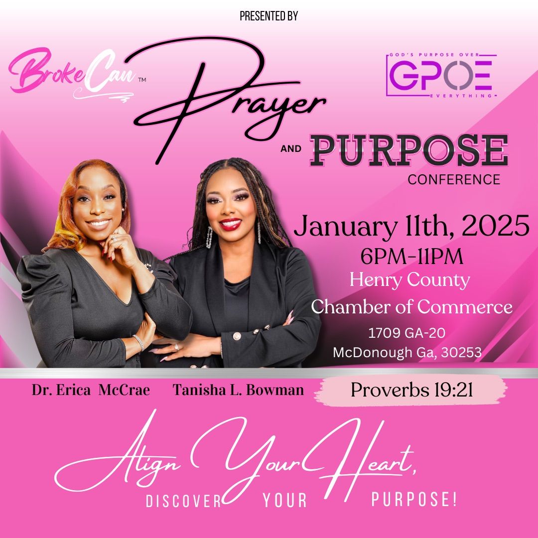 Prayer and Purpose Conference 