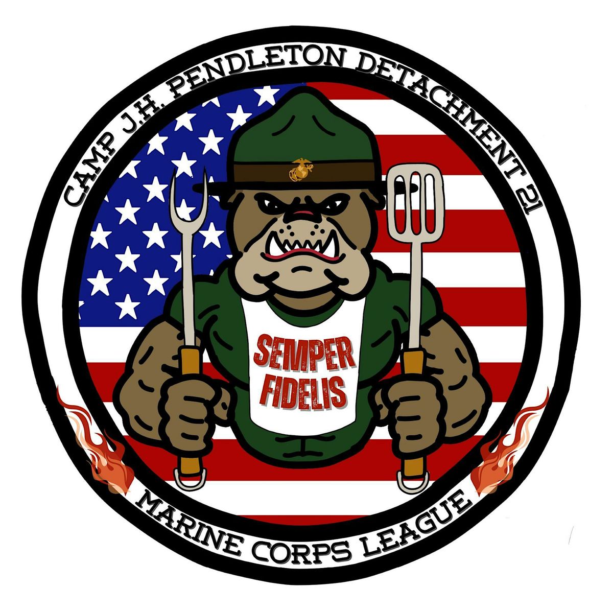 Marine Corps League BBQ Competition