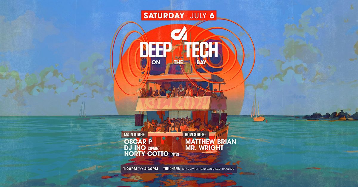 Deep Tech on the Bay 19: Oscar P, DJ Ino, Norty Cotto, Matthew Brian