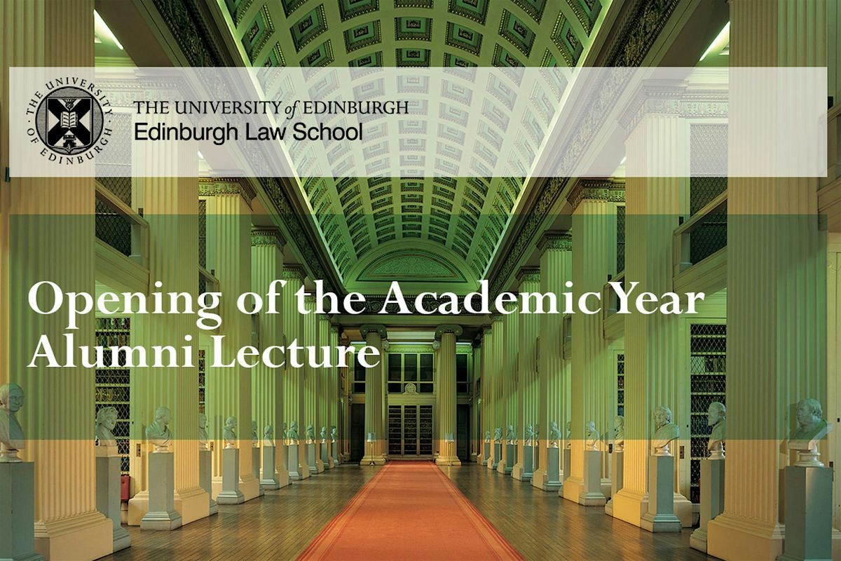 Opening of the Academic Year Alumni Lecture 2024