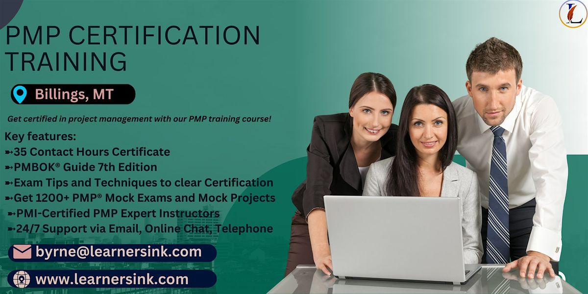 PMP Exam Preparation Training Course In Billings, MT