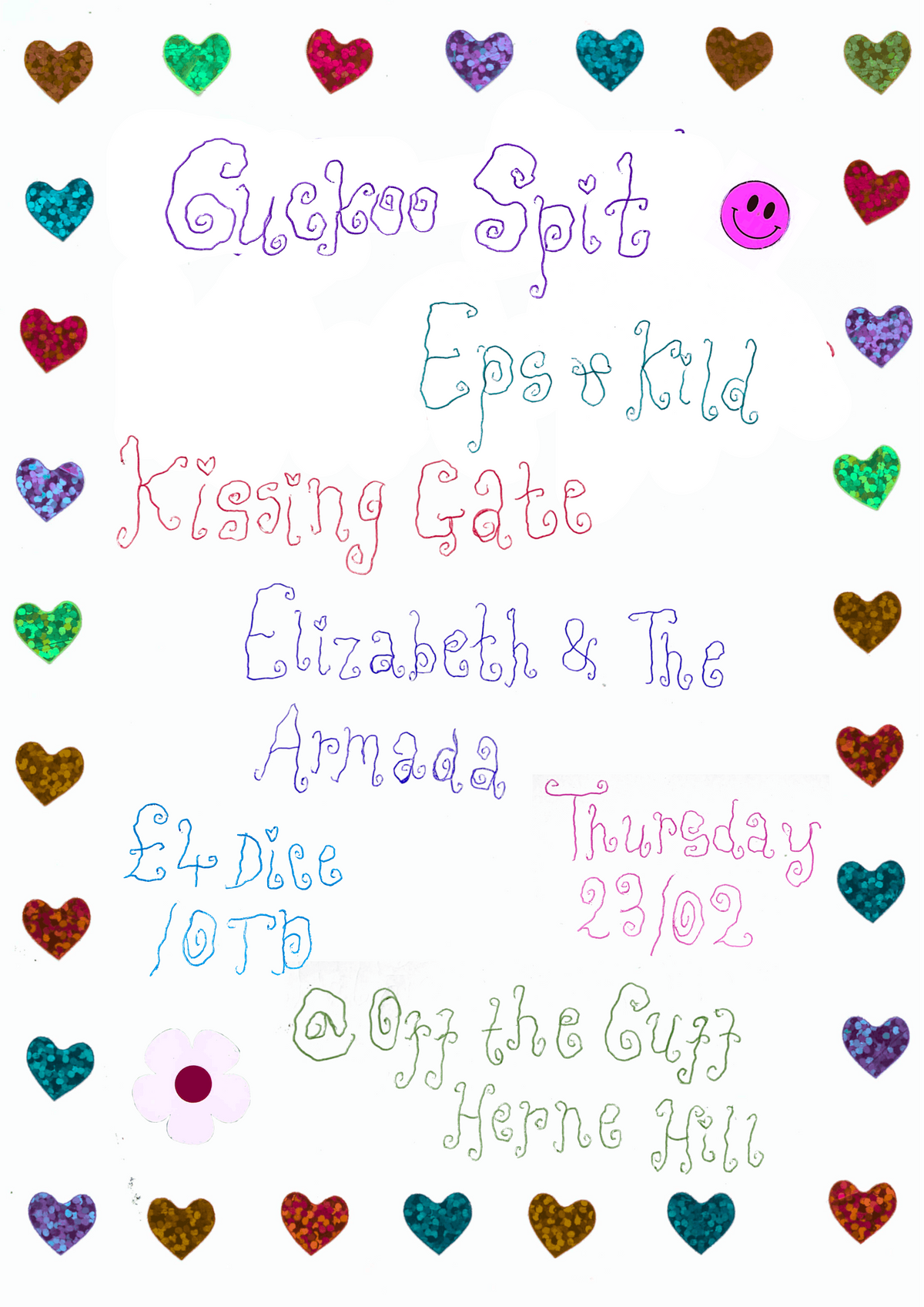 Cuckoo Spit, Kissing Gate, Eps&Kild,  Elizabeth & The Armada