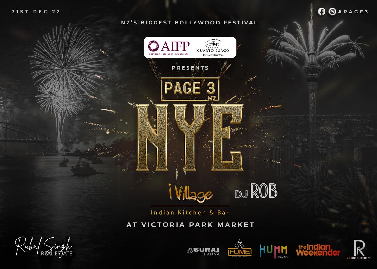PAGE3 NYE 2023 - Open Air Bollywood Festival