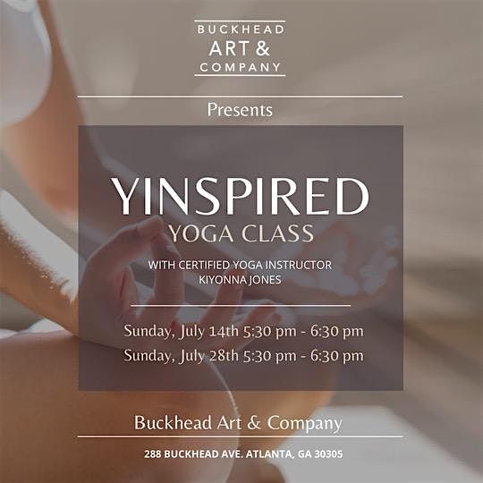 YINSPIRED Yoga Class: Buckhead Art & Company