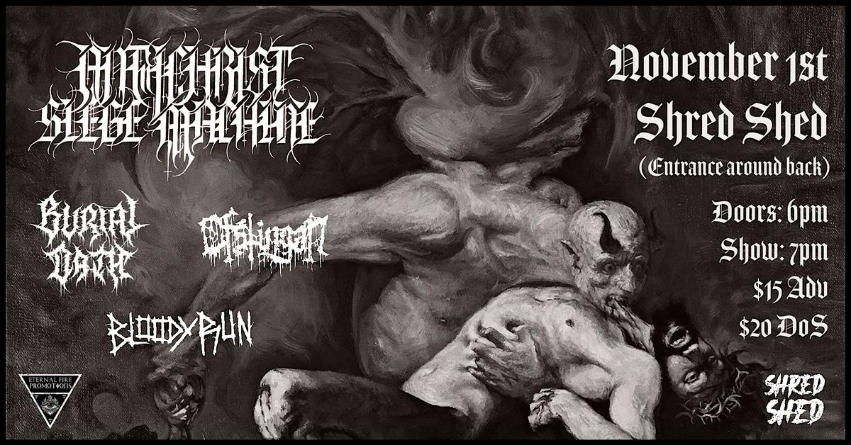 Antichrist Siege Machine \/ Burial Oath \/ Ofstingan \/ Bloody Run