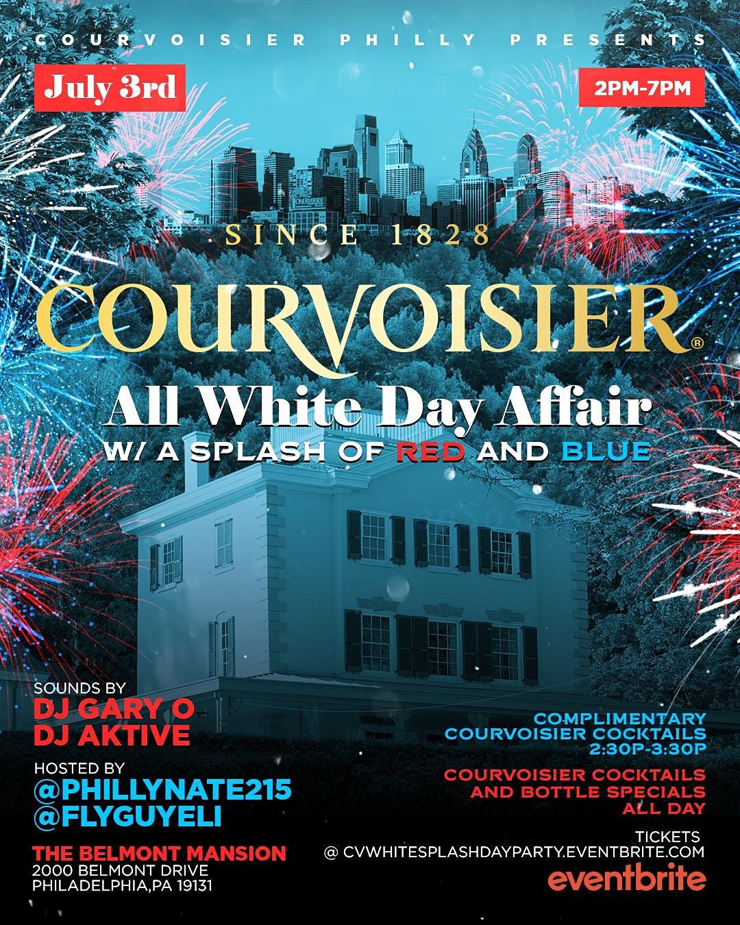 Courvoisier White Day Party @ Belmont Mansion