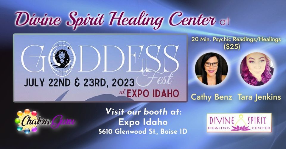 Divine Spirit Healing Center at Goddess Fest 2023, Expo Idaho, Boise