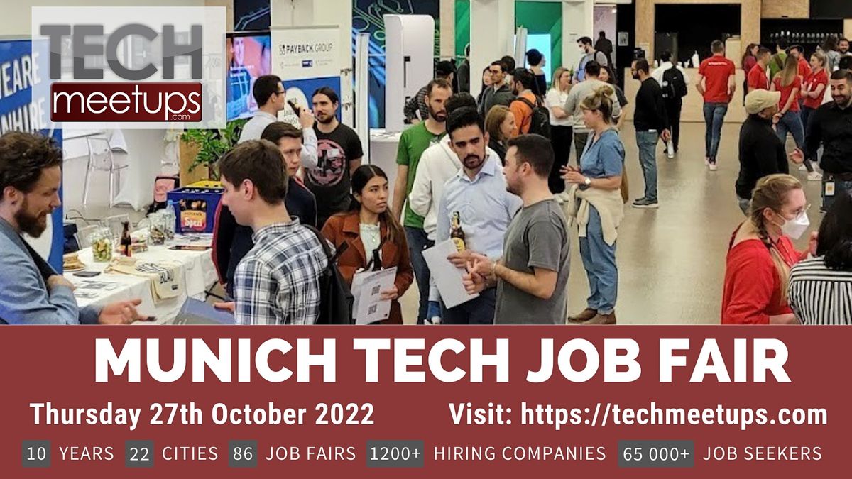 Munich Tech Job Fair Autumn 2022, Plug and Play Munich Sunnyvale