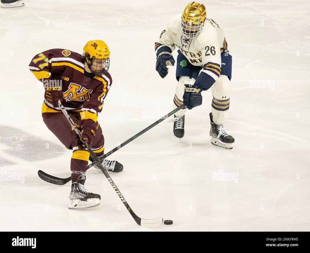 Minnesota Golden Gophers at Notre Dame Fighting Irish Mens Hockey