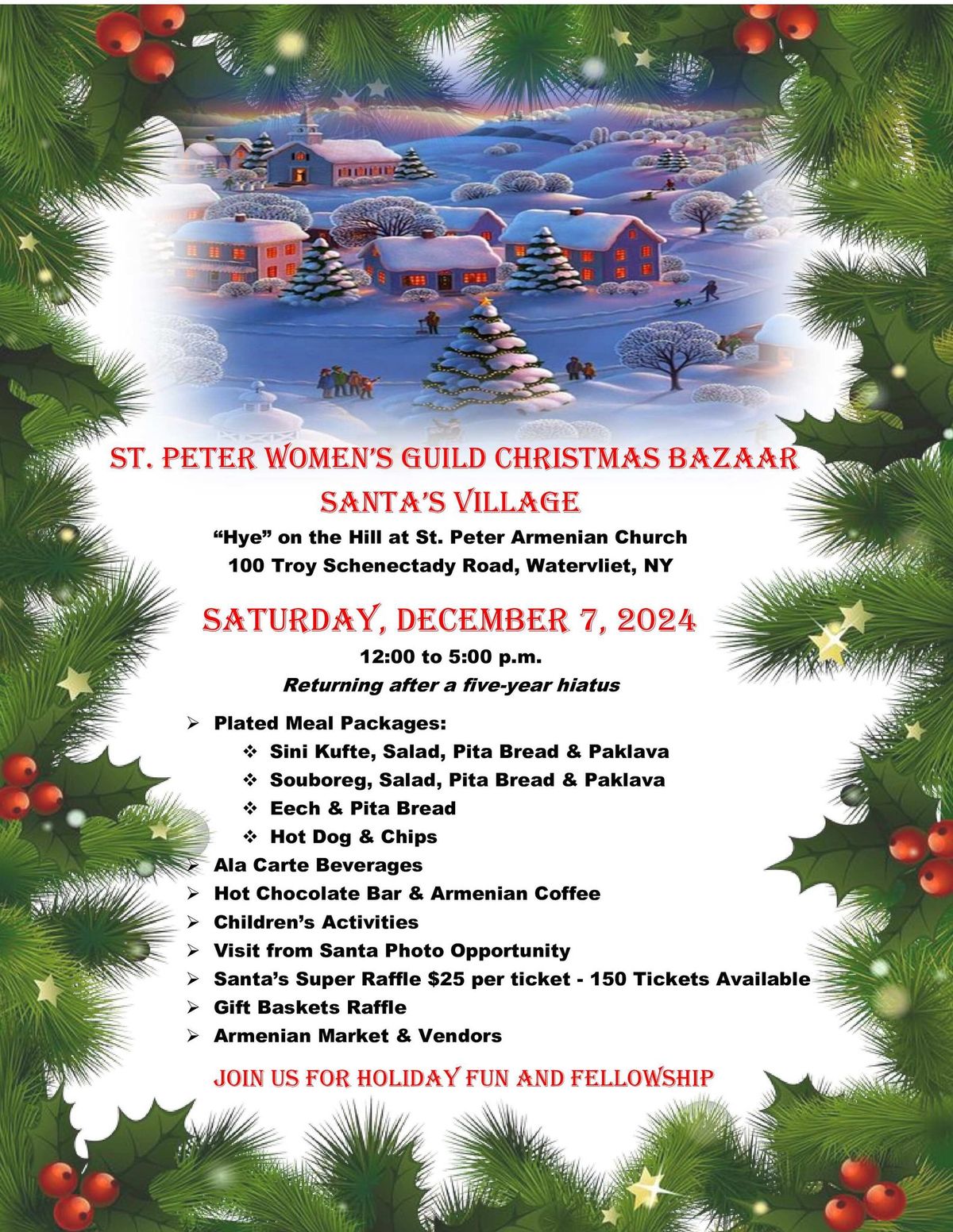 The Christmas Bazzar - Hosted by The Women\u2019s Guild