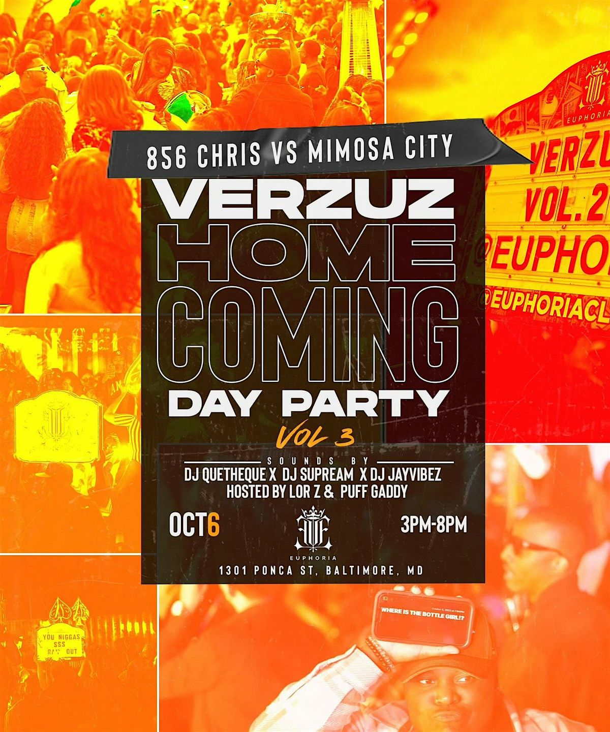 MimosaCity AND CMH Events Present: Verzuz Vol. 3  Brunch and Day Party