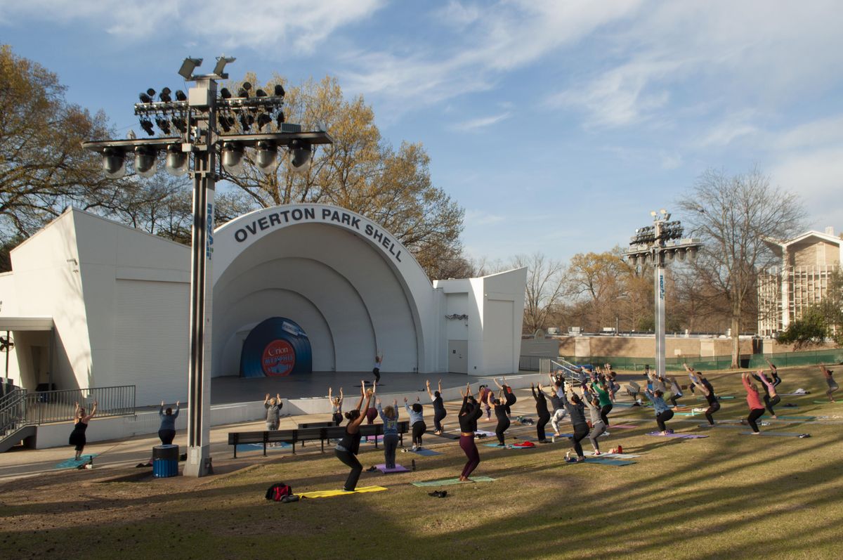 Twilight Yoga + Pilates at Overton Park Shell