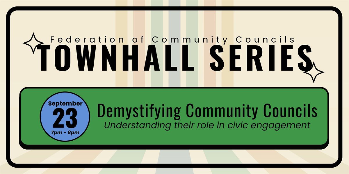 Demystifying Community Councils