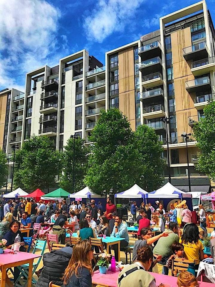 East Village Street Food Market, Victory Parade East Village London E20
