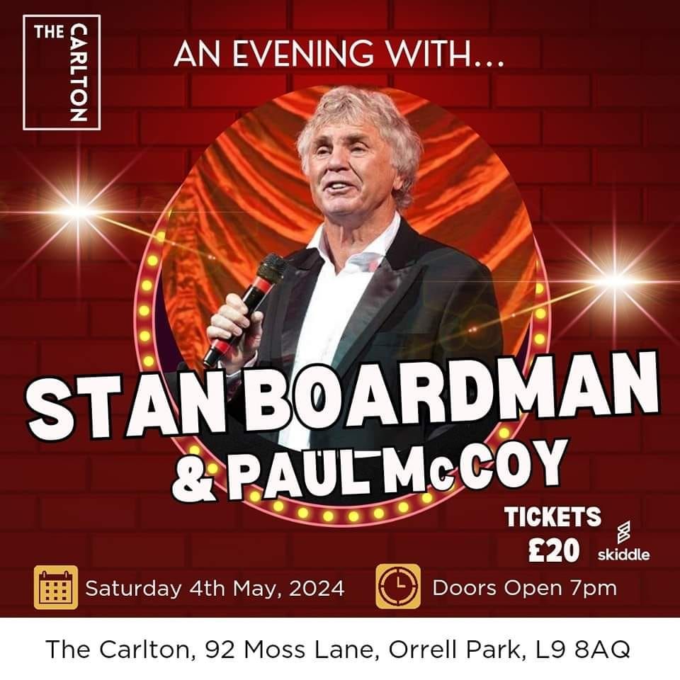 An Evening With Stan Boardman & Paul McCoy