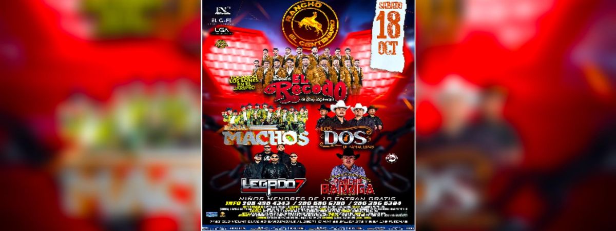 BANDA EL RECODO, LOS DOS DE TAMAULIPAS & MAS