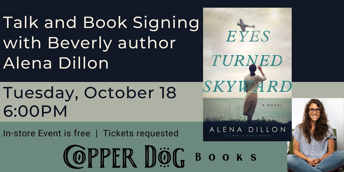 Alena Dillon, Copper Dog Books, Beverly, 18 October 2022