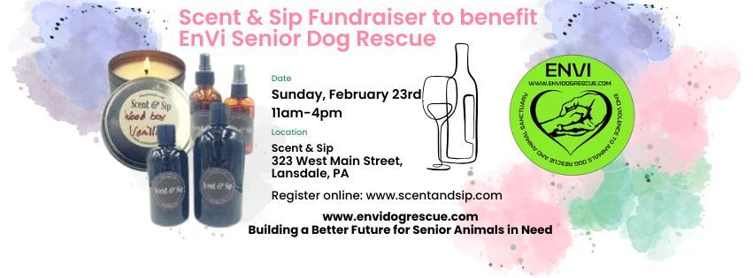 ENVI Dog Rescue Scent & Sip Fundraiser