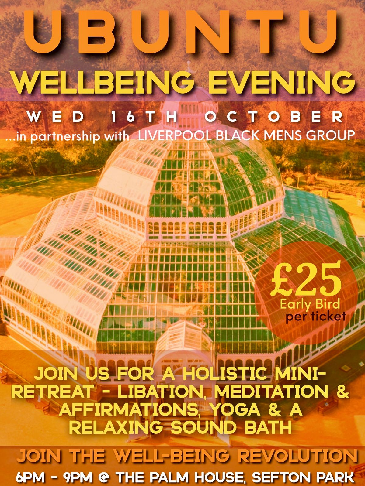 Ubuntu Wellbeing Evening at the Palm House