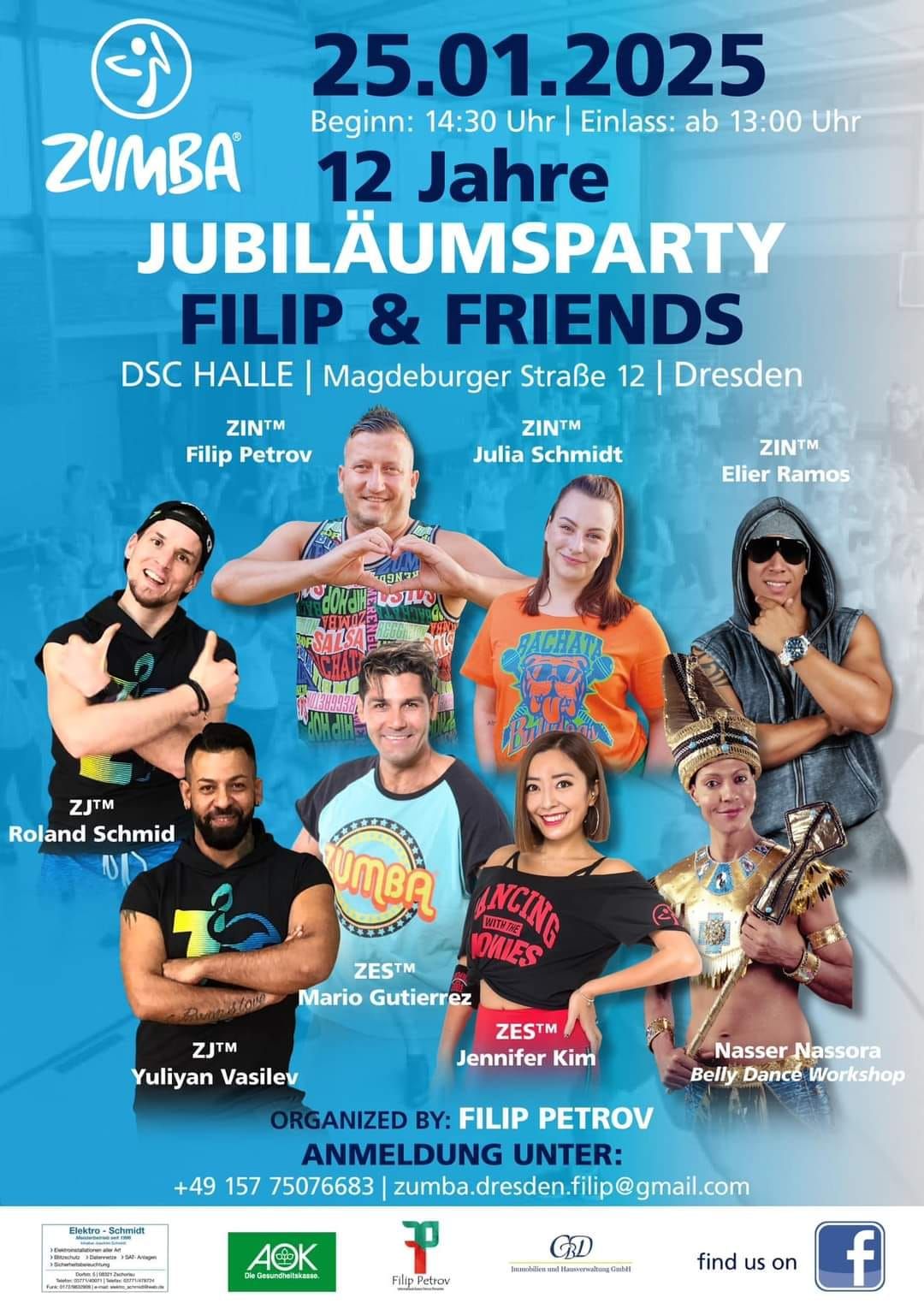 Zumba Jubil\u00e4umsparty 12 Jahre Filip & Friends