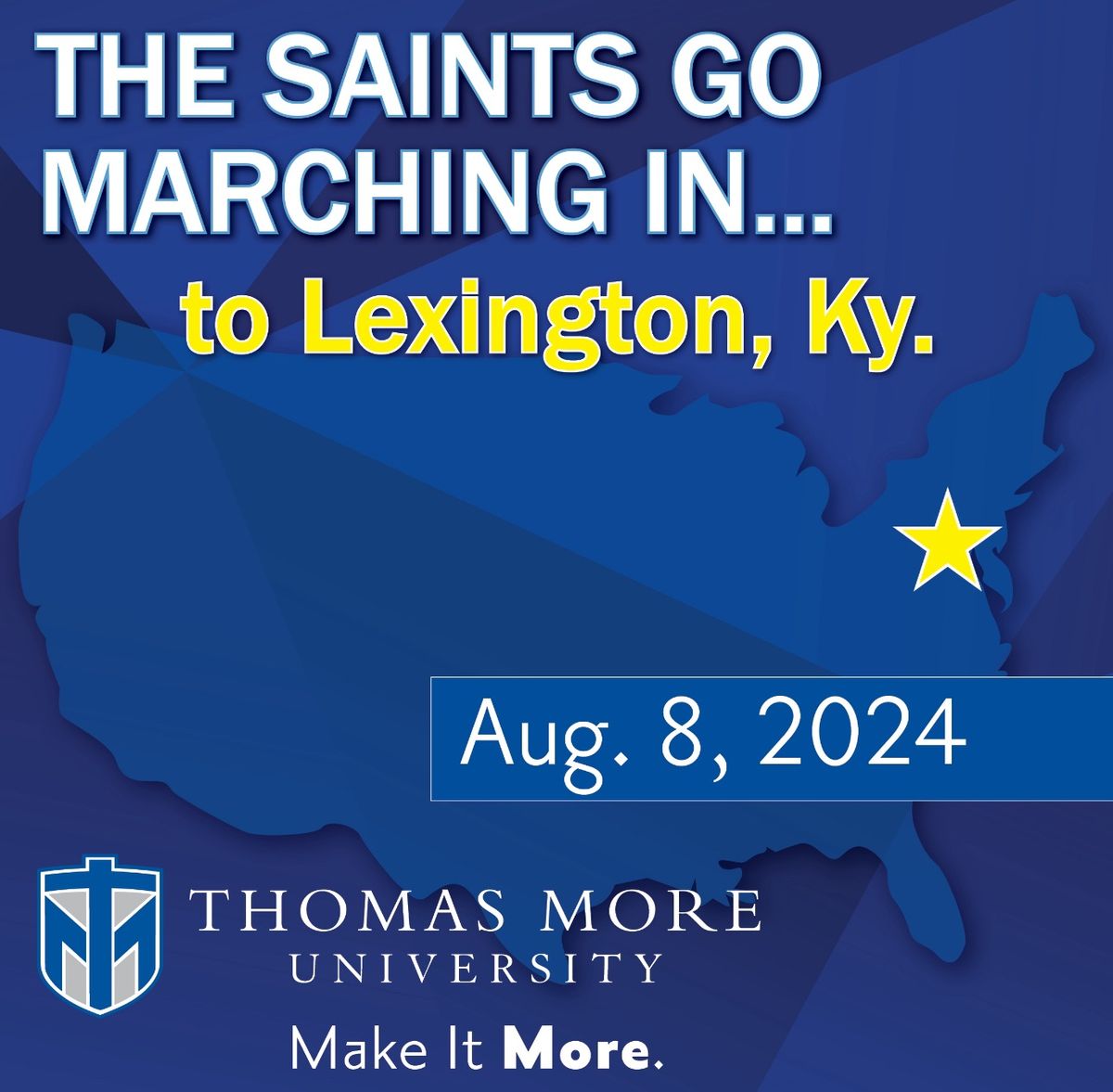 The Saints Go Marching In.. to Lexington!