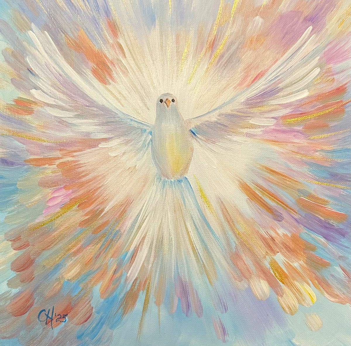 Easter Dove Paint Night