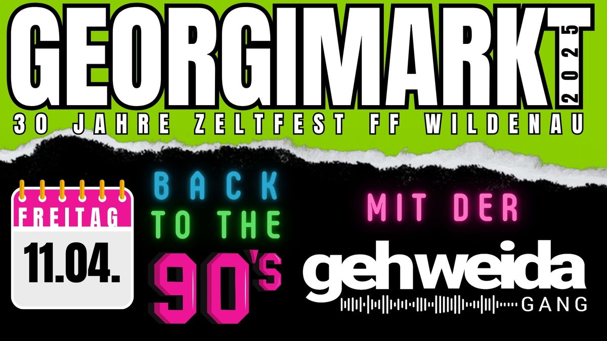 Back to the 90s mit der Gehweida Gang | 30 Jahre Zeltfest FF Wildenau