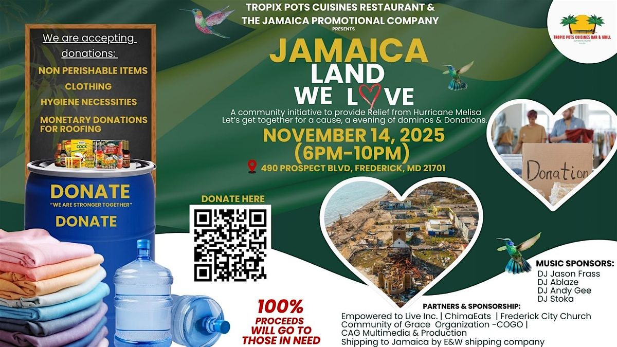 Jamaica Hurricane Melissa Relief Fundraiser
