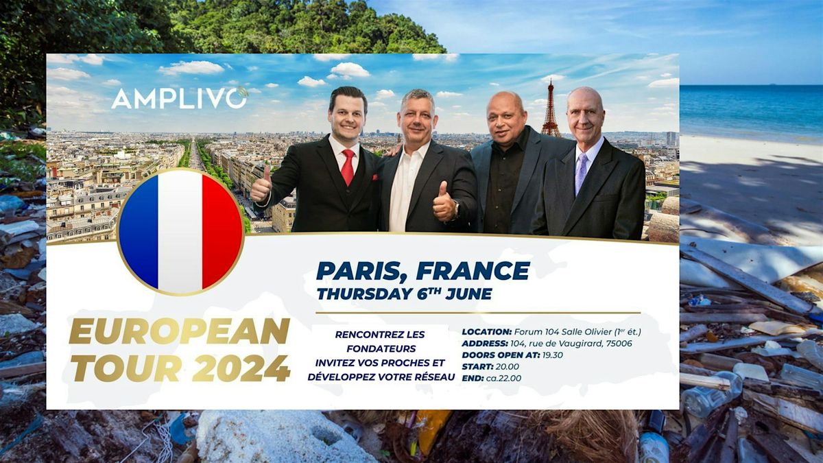 PARIS - TOURN\u00c9E EUROP\u00c9ENE 2024 -D\u00e9polluer la plan\u00e8te des d\u00e9chets plastiques